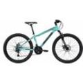 Mountainbike BIKESTAR Gr. 38, grün, Fahrräder, 38cm, 26 Zoll (66,04cm), für Damen und Herren, Kettenschaltung