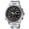 Chronograph CASIO EDIFICE "EF-527D-1AVEF", schwarz (silberfarben), Armbanduhren, Herren, Armbanduhr Chronograph, Quarzuhr, Armbanduhr, Herrenuhr, Stoppfunktion, bis 10 bar wasserdicht