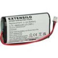 1x Akku Ersatz für Sigor 4508401 für Tischlampe, Nachttischlampe (6800 mAh, 3,7 v, Li-Ion) - Extensilo