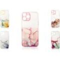 Design Marble Case Handy-Hülle Cover mit Marmormuster Kameraschutz kompatibel mit Samsung Galaxy A13 5G Pink