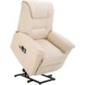 HOMCOM Sessel mit Aufstehhilfe, Verstellbarer Relaxsessel, Elektrischer Massagesessel mit Heizfunktion, Aufstehsessel Fernsehsessel mit