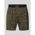 Shorts mit Label-Patch Modell 'Pufferfish'