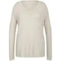 V-Pullover Anna Aura beige, 40