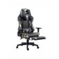 Lama Plus Marvo CH-134 Gaming-Stuhl schwarz