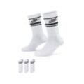 Set mit 3 Paar Socken Nike Sportswear Weiß & Schwarz Unisex - DX5089-103 XL