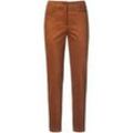 Slim Fit-Feincord-Hose Peter Hahn braun, 50