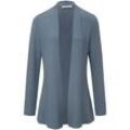 Strickjacke aus 100% Baumwolle Supima Peter Hahn blau, 38