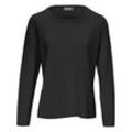 Rundhals-Pullover aus Schurwolle und Kaschmir include schwarz, 40