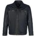 Lederjacke Louis Sayn schwarz, 48