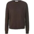 Rundhals-Pullover Peter Hahn braun, 36