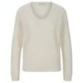 Rundhals-Pullover aus Seide und Kaschmir include weiss, 46