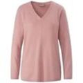 V-Pullover aus 100% Premium-Kaschmir include rosé, 40