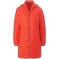 Daunen-Long-Steppjacke MYBC rot, 40