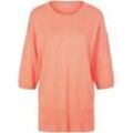 Rundhals-Pullover aus Kaschmir und Seide include orange, 48