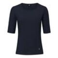 Rundhals-Shirt Modell Velvet Bogner blau, 46