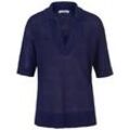 Polo-Pullover Peter Hahn blau, 36