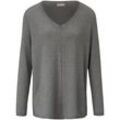 V-Pullover aus 100% Premium-Kaschmir include grau, 44