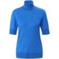 Rollkragen-Pullover Peter Hahn blau, 38