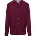 Strickjacke aus 100%Schurwolle Pure Tasmanian Wool Peter Hahn pink, 46