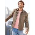 Hemdjacke JOHN DEVIN "weites Overshirt" Gr. S (44/46), braun (hellbraun) Herren Jacken Übergangsjacken aus Baumwolle, mit aufgesetzten Taschen