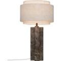 Tischleuchte "Takai", beige, Ø 30cm H: 55cm, DESIGN FOR THE PEOPLE, Lampen