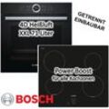 Herdset Bosch Einbaubackofen EcoClean mit Induktionskochfeld Kindersicherung autark 60 cm
