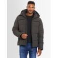 Winterjacke ALESSANDRO SALVARINI "ASDiego" Gr. L, grau (dunkelgrau) Herren Jacken mit extra hohem Kragen und vielen Taschen