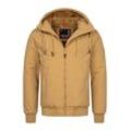 Winterjacke ALESSANDRO SALVARINI "ASWeighty" Gr. L, braun (coffee) Herren Jacken mit weichem Teddyfell innen