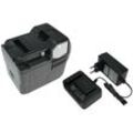 Trade Shop - Trade-Shop 2in1 Set: Li-Ion Akku 36V / 3000mAh + Schnell-Ladegerät Netzteil ersetzt Hitachi Hikoki bsl 3620 bsl 3626X BSL3630 C345030R