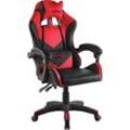 Gaming-Schreibtischstuhl, ergonomischer Gaming-Stuhl für Computer, Büro oder Kanzlei, Gaming-Stuhl, Computerstuhl mit gepolsterten Armlehnen,