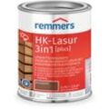 Remmers HK-Lasur 3in1 [plus] nussbaum, matt, 0,75 Liter, Holzlasur, Premium Holzlasur außen, 3fach Holzschutz mit Imprägnierung + Grundierung + Lasur