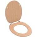 Vidaxl - Toilettensitz mit Deckel mdf Bambus-Design