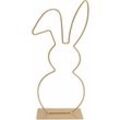 TrendLine Dekofigur Hase Metall 29,5 cm gold Figur