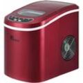 Juskys Eiswürfelmaschine IcyCube - 12 kg in 24 Std. - Eiswürfel in 7 - 13 min - Eiswürfelbereiter 100 Watt - Icemaker 2,4 Liter Wassertank – Rot