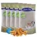 5 kg Lyra Pet® Rinderkopfhaut Abschnitte 1 - 7 cm + Tennis Ball