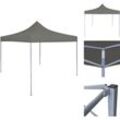 Pavillons & Partyzelte - Living Faltzelt Partyzelt Pop-Up 3 x 3 m Anthrazit - Anthrazit