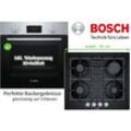 Bosch - Einbau-Backofen HBF114ESO mit Gaskochfeld PNP6B6B90 - autark, 60cm