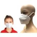 50x FFP2 nr Mundschutz CE2163 + 10 Einwegmasken für Kinder