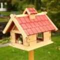 Vogelhaus Vögelhäuschen Holz Vogelfutterhaus Futterhaus xxl Vogelvilla Vogel