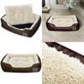 Vidaxl - Hundebett Braun und Beige xxl - Hundebett - Hundebetten - Home & Living - Braun