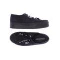 Superga Damen Sneakers, schwarz, Gr. 39