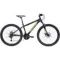 Mountainbike BIKESTAR Gr. 38, schwarz, Fahrräder, 38cm, 26 Zoll (66,04cm), für Damen und Herren, Kettenschaltung