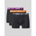 Trunks mit Label-Detail Modell 'E-DAY' im 3er-Pack