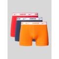 Trunks mit Label-Detail Modell 'E-DAY' im 3er-Pack