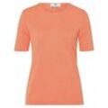 Rundhals-Pullover aus Seide Kaschmir Peter Hahn Seide/Kaschmir orange, 36