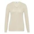 V-Pullover Anna Aura beige, 52