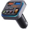 Kfz Bluetooth FM-Transmitter, Autoradio, MP3-Player, AUX-USB-Ladegerät
