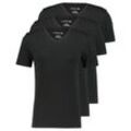 Lacoste Unterhemd Herren T-Shirt 3er-Pack (3-St), schwarz