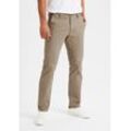 Chinohose H.I.S "regular-fit", Herren, Gr. 32, Länge 34, beige, Web, Obermaterial: 98% Baumwolle, 2% Elasthan, unifarben, casual, straight fit lang, Hosen, lange Hose, aus elastischer Baumwoll-Qualität