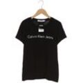 Calvin Klein Jeans Damen T-Shirt, schwarz, Gr. 38